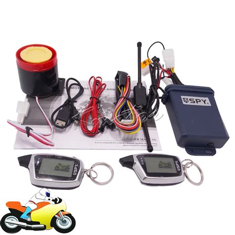 spy car alarm motorcycle